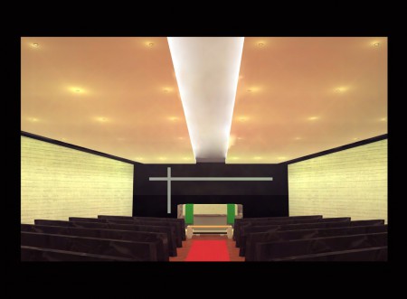 Interior capilla, Nuevo Encuentro-Casa de retiro - San Miguel de Allende